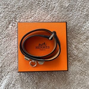 Authentic Hermes Rivale Double Tour bracelet